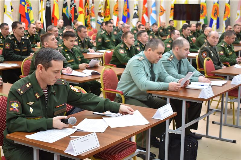 Факультет Росгвардии Военного университета провел конференцию по вопросам морально-психологического обеспечения служебной деятельности 