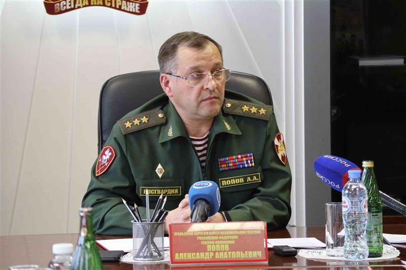 Командующий Уральским округом Росгвардии встретился с представителями федеральных и региональных СМИ