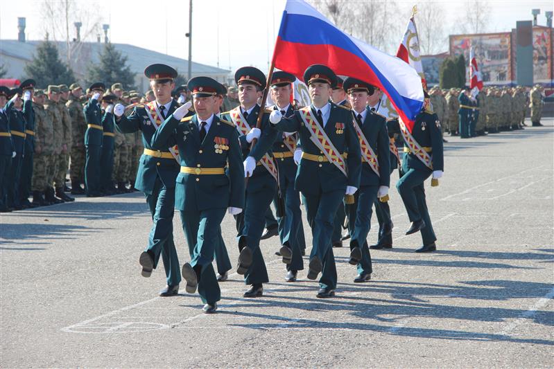 В воинских частях Росгвардии с дислокацией в Чеченской Республике прошли торжественные мероприятия ко Дню Росгвардии 