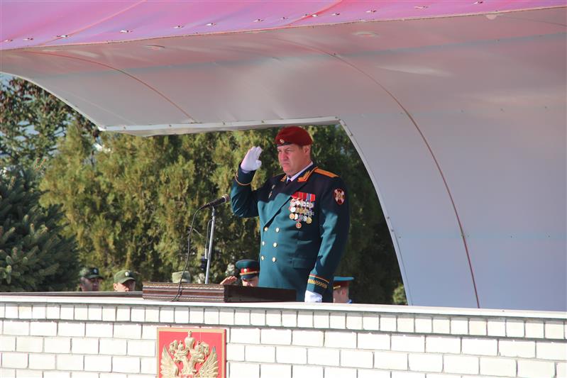 В воинских частях Росгвардии с дислокацией в Чеченской Республике прошли торжественные мероприятия ко Дню Росгвардии 