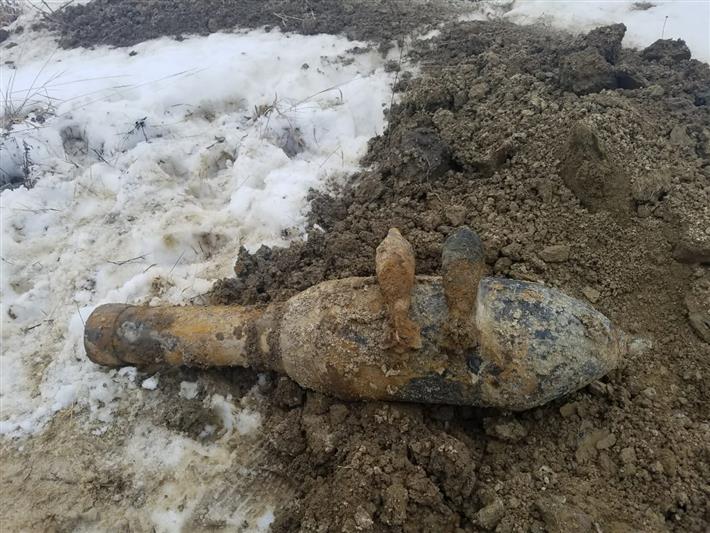 В Пушкинском районе Петербурга специалисты ОМОН обследовали неразорвавшиеся снаряды времен войны