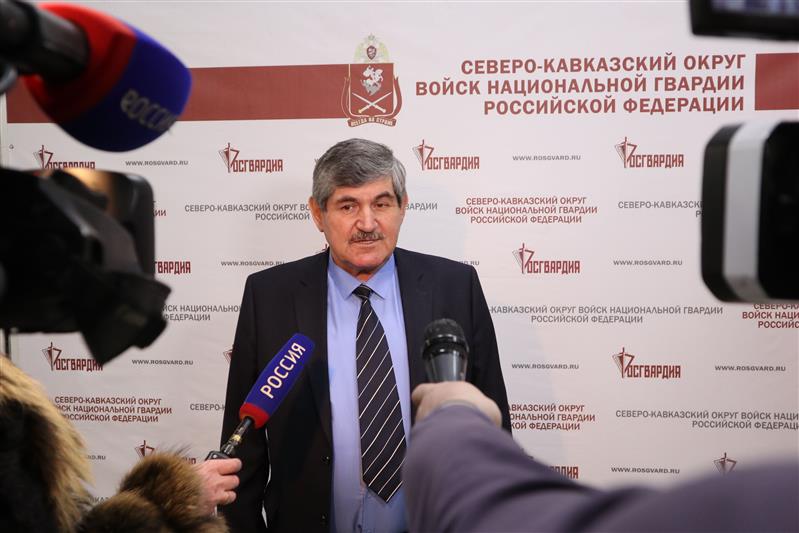 В Пятигорске личный состав Северо-Кавказского округа Росгвардии поздравили с профессиональным праздником