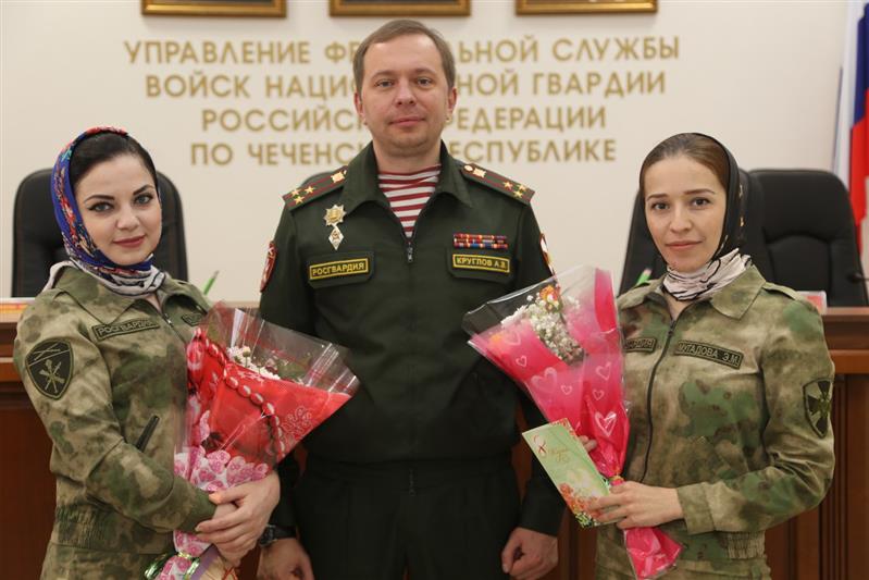 В Северо-Кавказском округе Росгвардии прошли праздничные мероприятия по случаю 8 марта