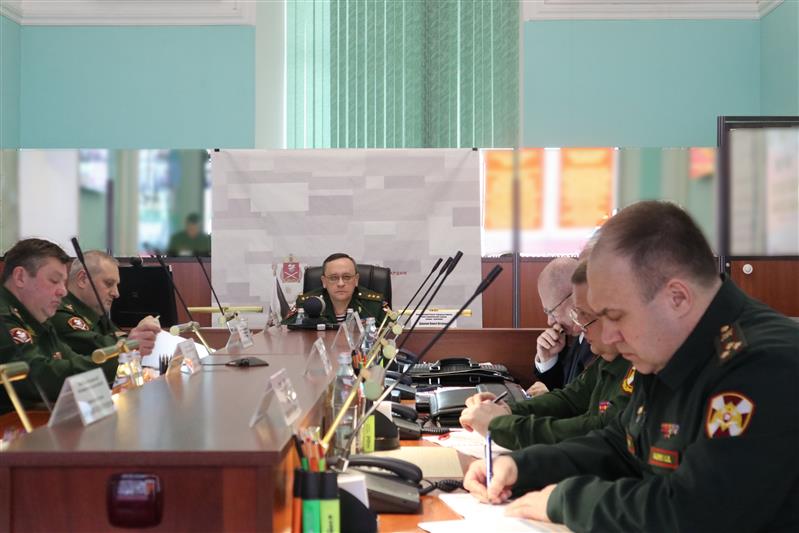 В Северо-Западном округе Росгвардии состоялось заседание военного совета