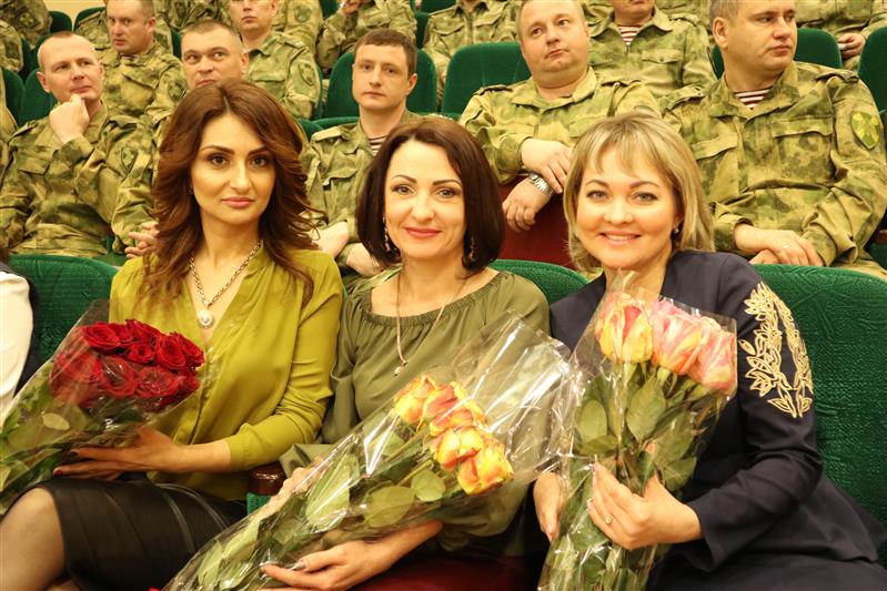 В Северо-Кавказском округе Росгвардии прошли праздничные мероприятия по случаю 8 марта