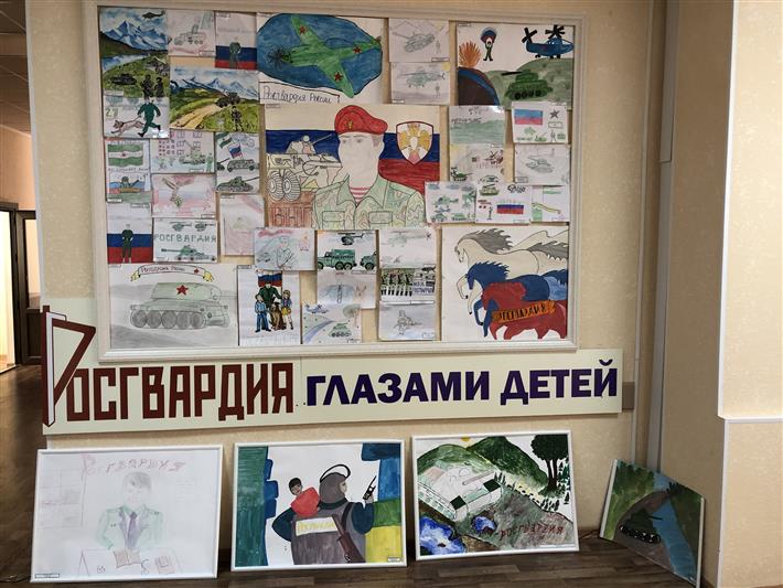  Ученики  назрановской школы Росгвардии приняли участие в ведомственной праздничной акции 