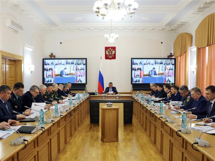 Командующий Сибирским округом Росгвардии выступил на расширенном заседании коллегии по вопросам правоохранительной деятельности 