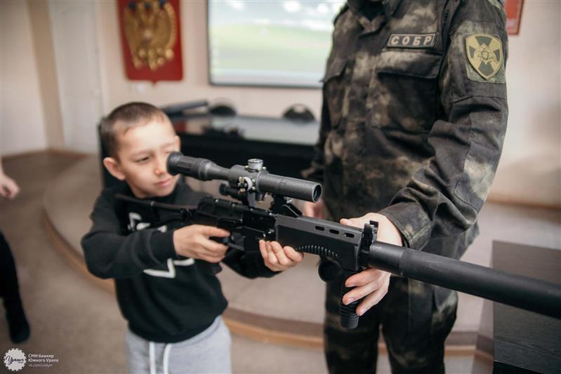 В СОБР Управления Росгвардии по Челябинской области состоялся второй этап детского этноконкурса «Уральский батыр»
