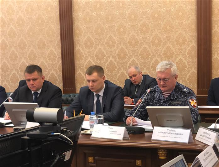 Представитель Росгвардии принял участие в  заседании оперативного штаба Тюменской области