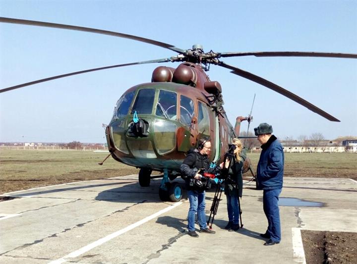 Журналисты «Звезды» подготовили телесюжет о летчиках ростовского авиаполка Росгвардии