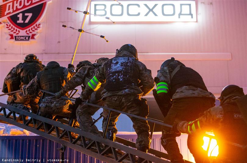 Сотрудники СОБР Управления Росгвардии по Томской области приняли участие в командно-штабном учении «Метель-2019»