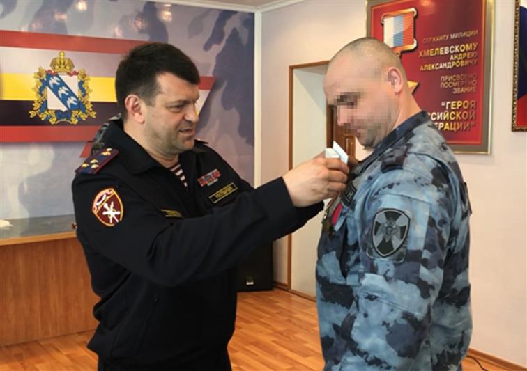 Курский ОМОН отметил очередную годовщину своего создания 