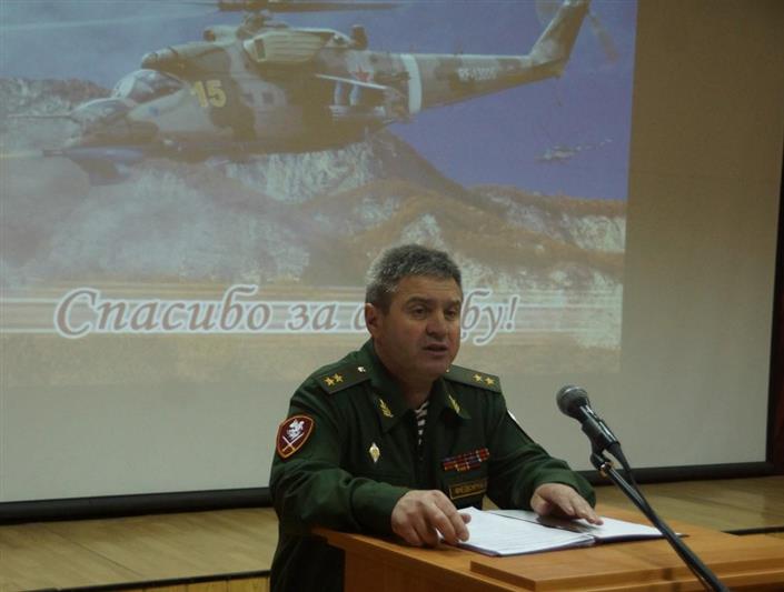 На Северном Кавказе прошло торжественное мероприятие по случаю окончания служебной командировки летчиков Южного округа Росгвардии