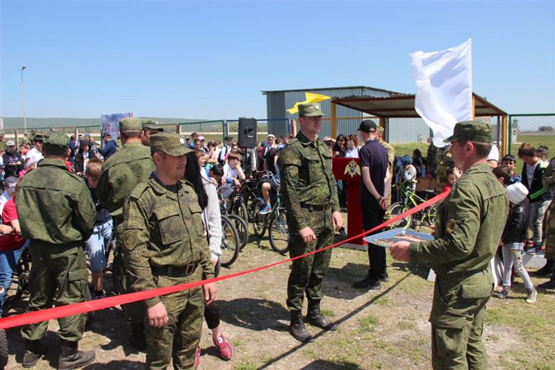 В ГРОЗНЕНСКОМ СОЕДИНЕНИИ В ПРЕДВЕРИИ ПРАЗДНИКА ВЕСНЫ И ТРУДА ОТКРЫЛСЯ ДЕТСКИЙ ВЕЛОДРОМ