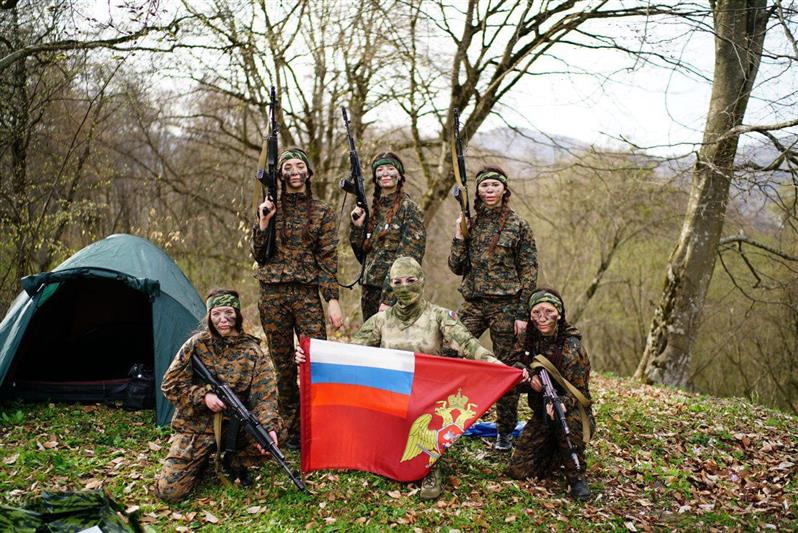 В Кабардино-Балкарии Росгвардия провела акцию «Девичий десант» (фото, видео)