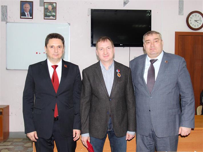 Председатель Совета народных депутатов Кузбасса посетил базу кемеровского СОБР