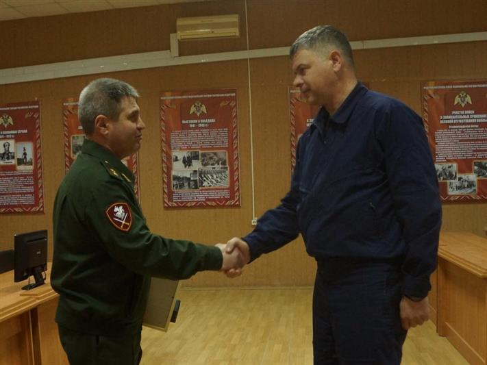 На Северном Кавказе прошло торжественное мероприятие по случаю окончания служебной командировки летчиков Южного округа Росгвардии