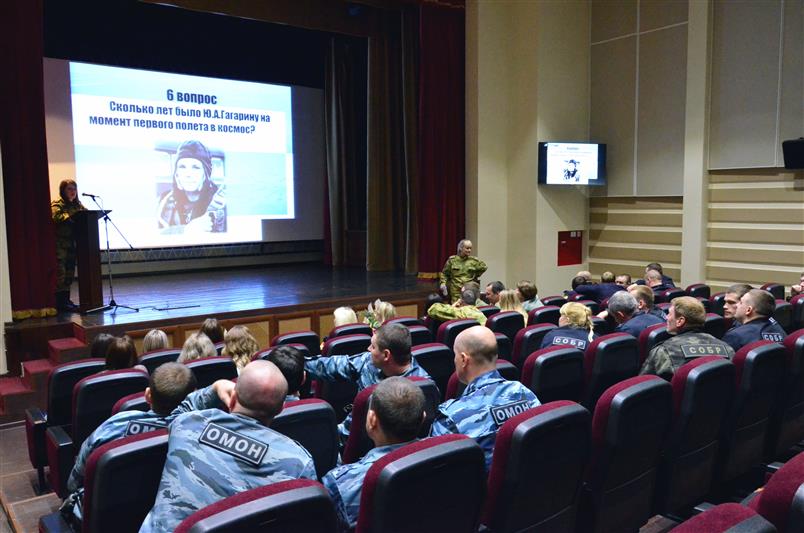 В честь Дня космонавтики в Управлении Росгвардии по Тамбовской области прошла тематическая викторина 