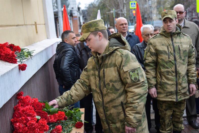 Мемориальная доска павшему бойцу «Витязя» открыта в Белгороде