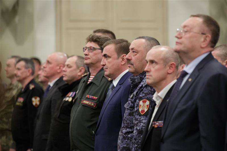 Губернатор Тульской области поздравил спецподразделения регионального управления Росгвардии с годовщиной образования