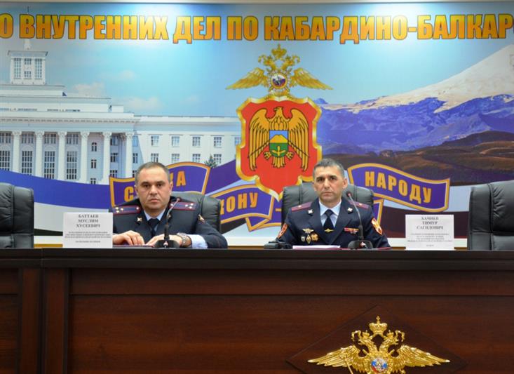 В Кабардино-Балкарии прошел брифинг Росгвардии и Министерства внутренних дел по вопросам обеспечения правопорядка в майские праздники