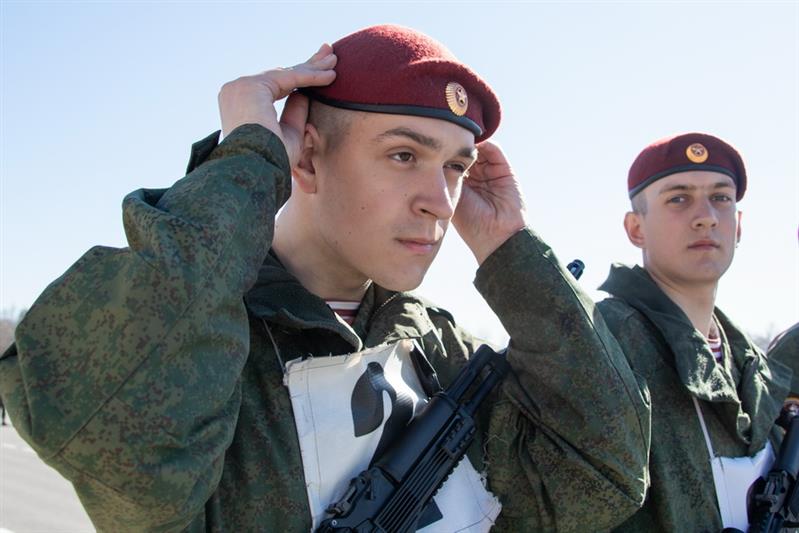 Парадная тренировка Росгвардии