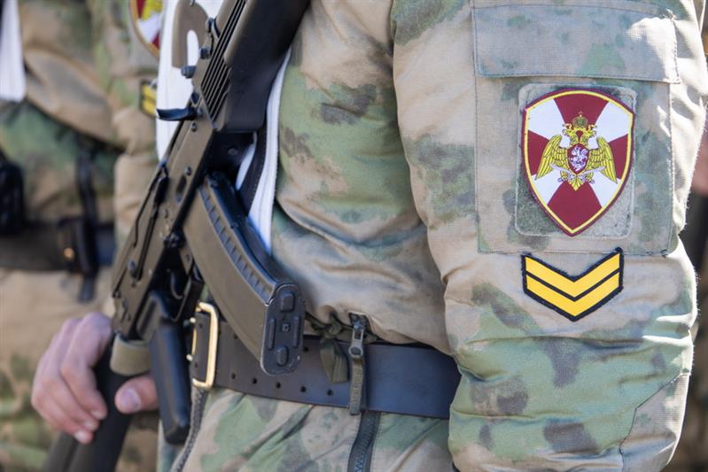 Парадная тренировка Росгвардии