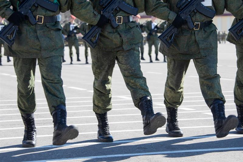 Парадная тренировка Росгвардии