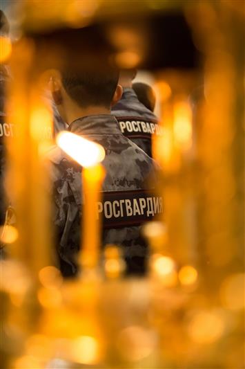 Молебен в соборе Лейб-гвардии Измайловского полка