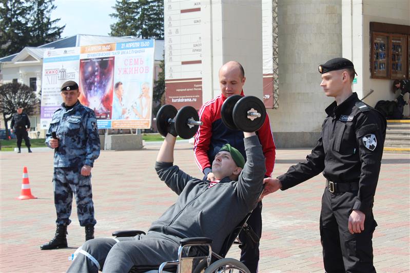 В Курске дан старт акции Росгвардии «Доступный спорт» 