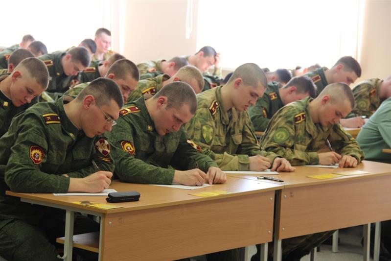 Пермский военный институт Росгвардии принял участие в «Тотальном диктанте» 