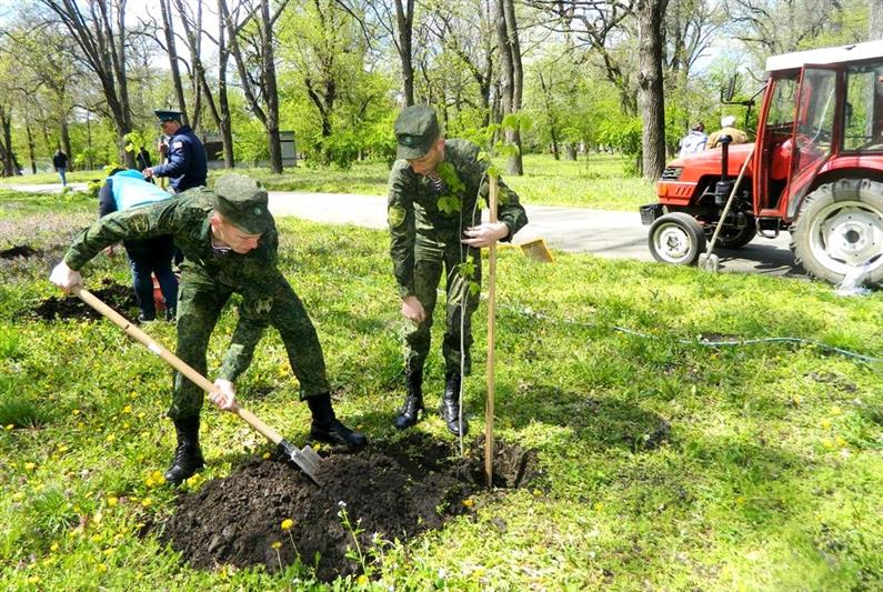 Военнослужащие краснодарской авиационной эскадрильи Южного округа Росгвардии присоединились к экологической акции