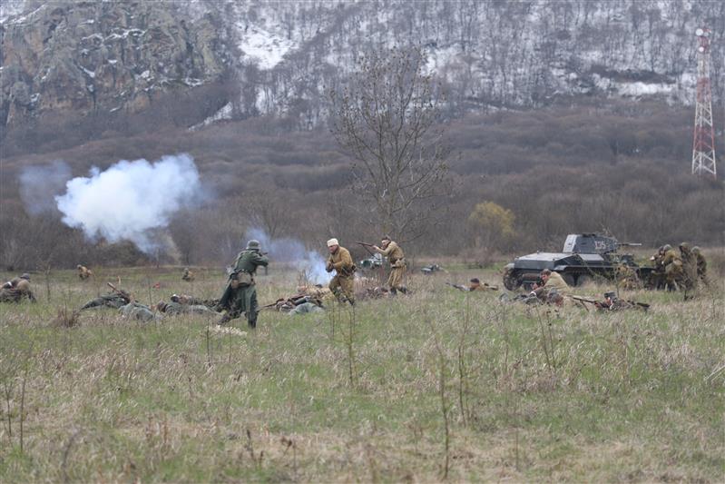 Военнослужащие и сотрудники Росгвардии стали участниками фестиваля исторической реконструкции «Битва за Кавказ»