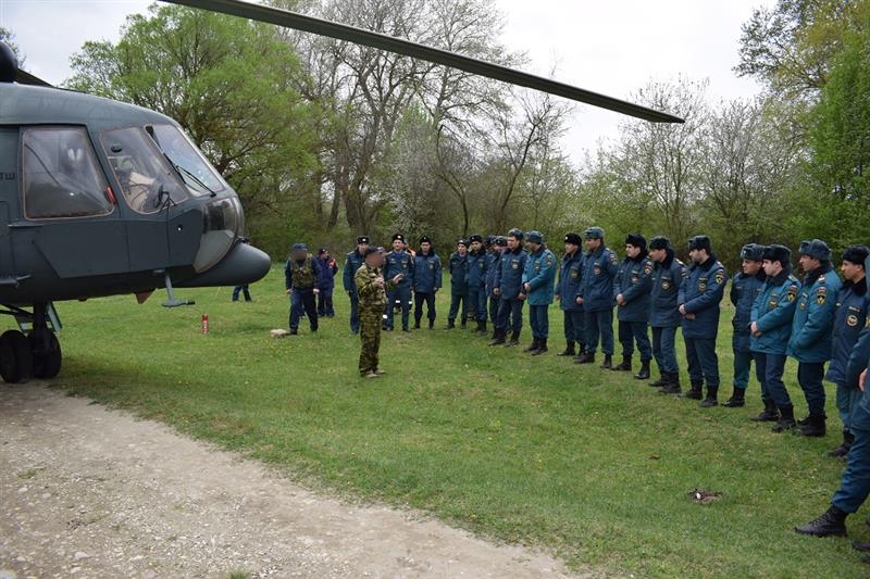В Дагестане прошли совместные учения Росгвардии и МЧС