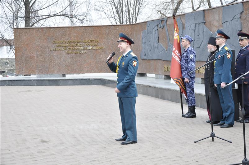 Колонна приволжского этапа автопробега Росгвардии «Вахта Памяти. Сыны Великой Победы» прибыла в Удмуртию (фото)