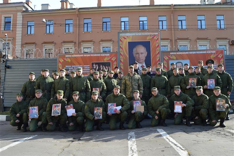 Акция «В память о службе в Росгвардии» прошла на Северо-Западе России 