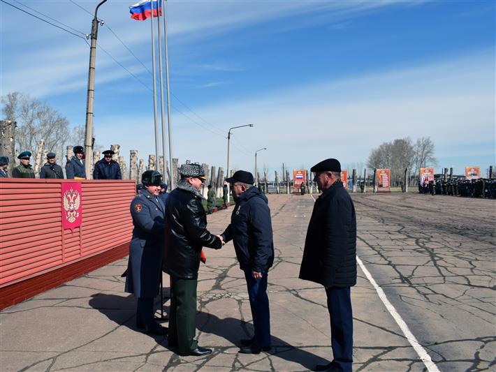 Рубцовская воинская часть оперативного назначения Сибирского округа Росгвардии отметила 40-летие 