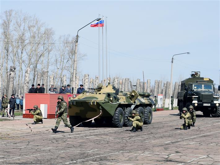 Рубцовская воинская часть оперативного назначения Сибирского округа Росгвардии отметила 40-летие 