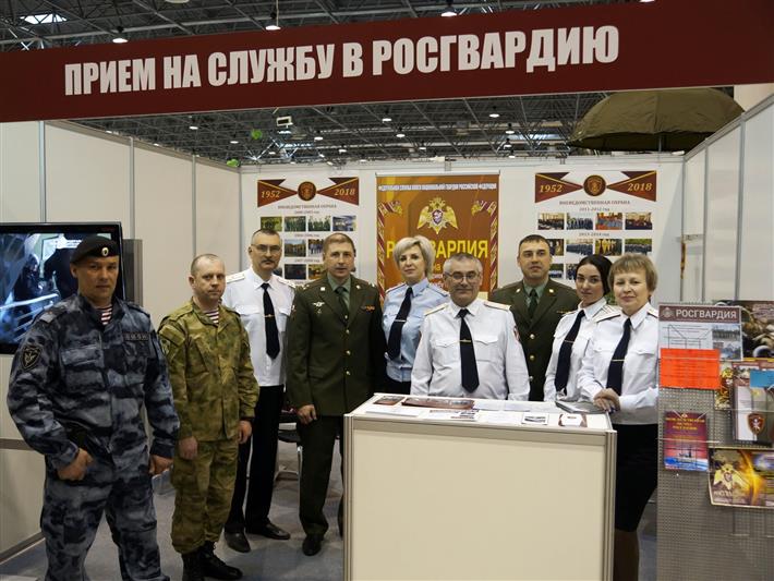 В новосибирском экспоцентре начала работу экспозиция, представленная в рамках акции «Безопасный регион. Росгвардия» 