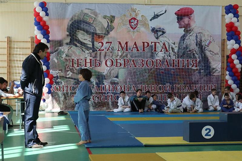 В Пятигорске состоялся детский турнир по дзюдо, посвященный  Дню Росгвардии