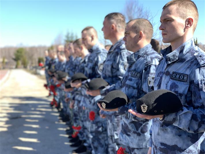 Бойцы рязанского ОМОН почтили память погибших сослуживцев