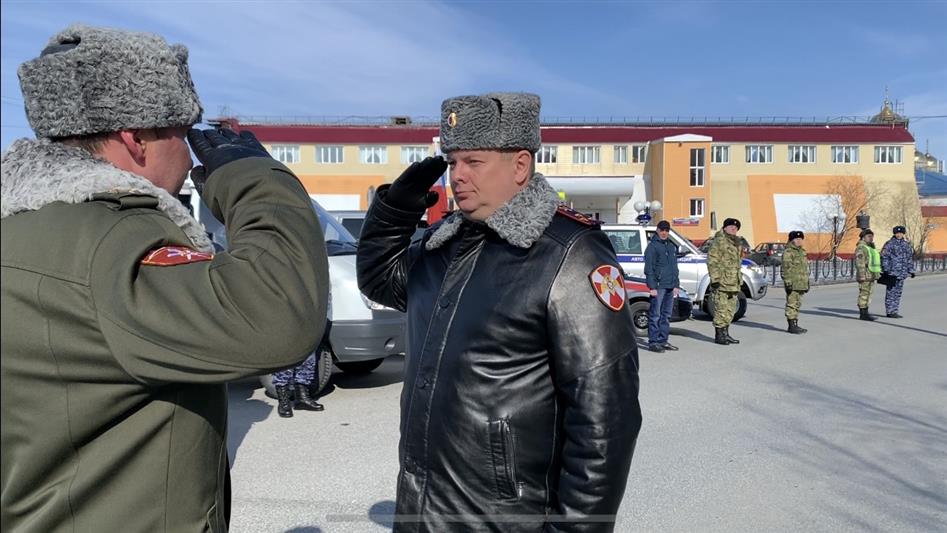 Участники уральского этапа автопробега Росгвардии  «Вахта памяти. Сыны Великой Победы» прибыли на Ямал (фото, видео)