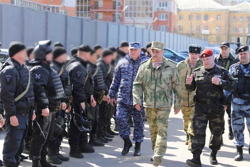 Командующий Центральным округом Росгвардии генерал-полковник Игорь Голлоев проинспектировал подразделения ведомства в Воронежской области