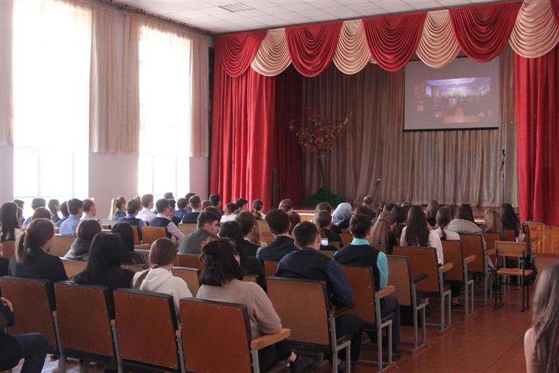 Школьники Йошкар-Олы из первых уст узнали о порядке поступления на службу в Росгвардию