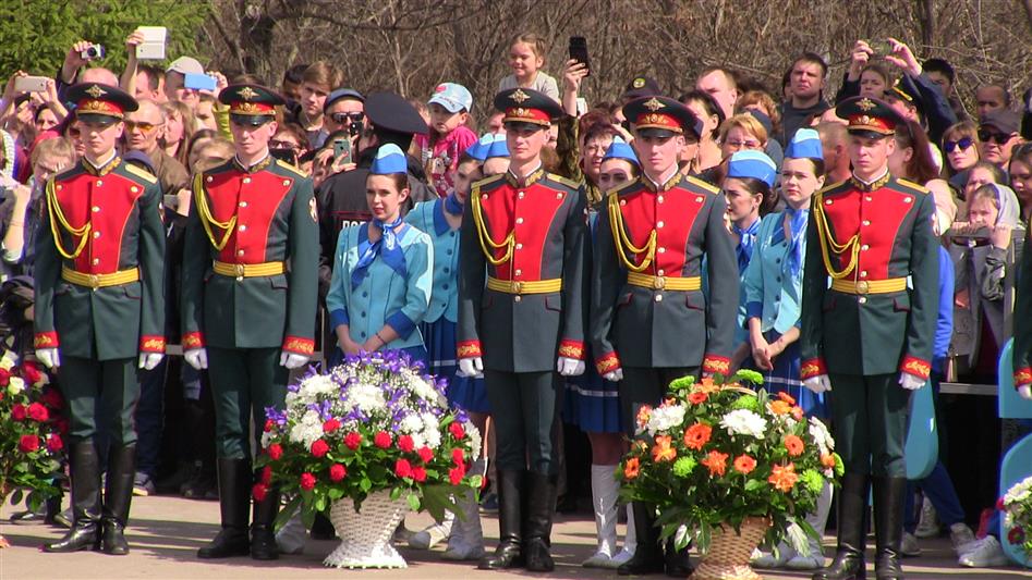 Представители Росгвардии приняли участие в праздничном мероприятии на месте исторического приземления Юрия Гагарина (видео)