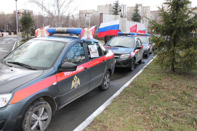Курганская область встретила участников уральского этапа всероссийского автопробега Росгвардии «Вахта памяти. Сыны Великой Победы» 