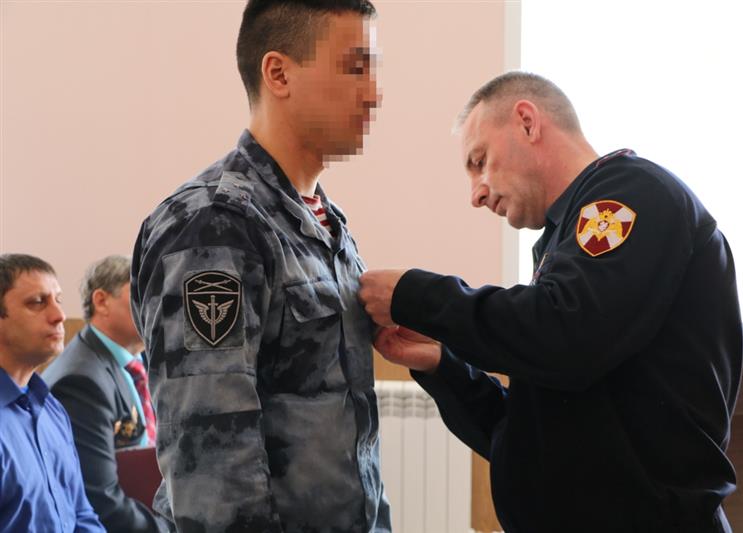 Сотрудников благовещенского ОМОН поздравили с наступающей годовщиной образования отряда (фото)