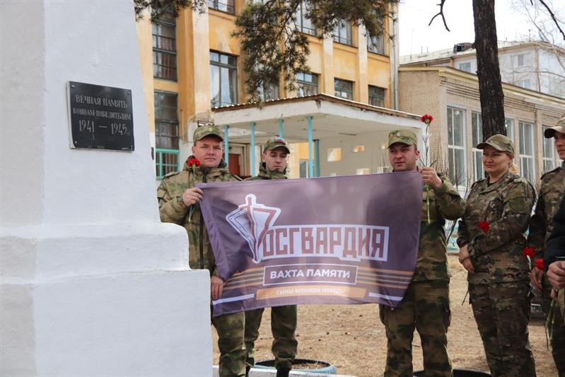 Забайкалье присоединилось к всероссийской акции Росгвардии «Вахта памяти. Сыны Великой Победы» (фото)