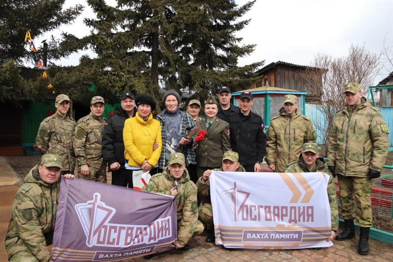 Забайкалье присоединилось к всероссийской акции Росгвардии «Вахта памяти. Сыны Великой Победы» (фото)