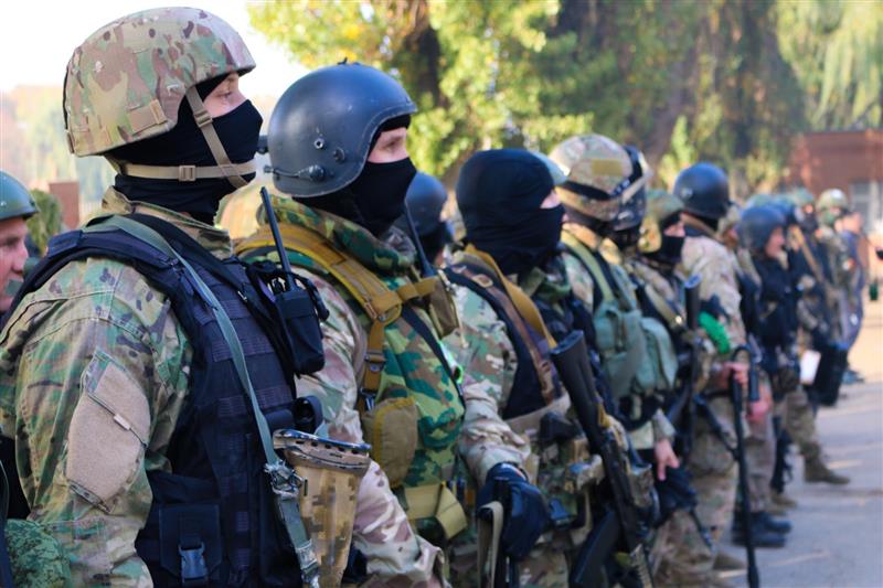 Сотрудники СОБР «Зверобой» ставропольского управления Росгвардии отметили день образования спецподразделения